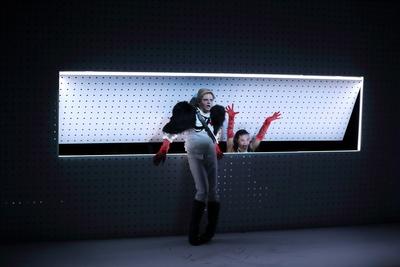 Berliner Ensemble Future Macbeth-stock-foto