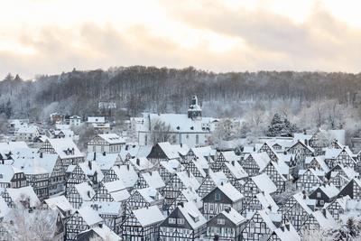 Winter im Siegerland-stock-foto