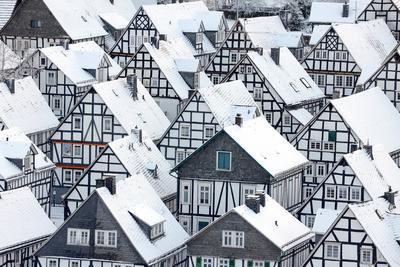 Winter im Siegerland-stock-foto