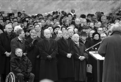 symbolischer Spatenstich Holocaust Mahnmal symbolischer Spatenstich des zu bauenden Holocaust Mahnma-stock-foto