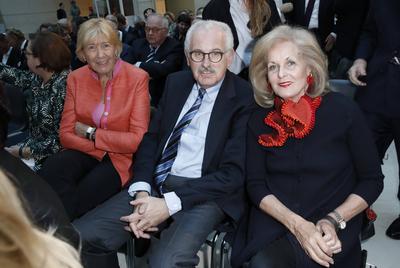 Ulrich Deppendorf mit Ehefrau Ursula / Alexandra Oetker / Das Walther Rathenau Institut, Stiftung f?r internationale Pol-stock-foto