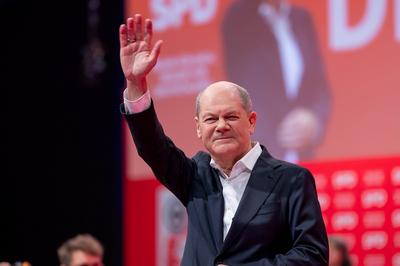 Au?erordentlicher Bundesparteitag der SPD vor Neuwahl des Bundestages, Berlin, 11.01.2025-stock-foto