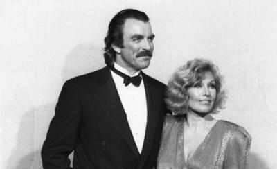 Tom Selleck, Kim Novak at the 47th Annual Golden Globe Awards, 1990 Hollywood CA USA PUBLICATIONxINxGERxSUIxAUTxONLY Co-stock-photo