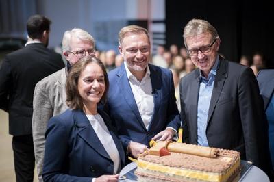 Christian Lindner in Bielefeld-stock-foto