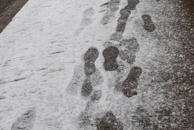Linz, Winter, Schnee-stock-foto