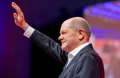Au?erordentlicher Bundesparteitag der SPD vor Neuwahl des Bundestages, Berlin, 11.01.2025-stock-foto