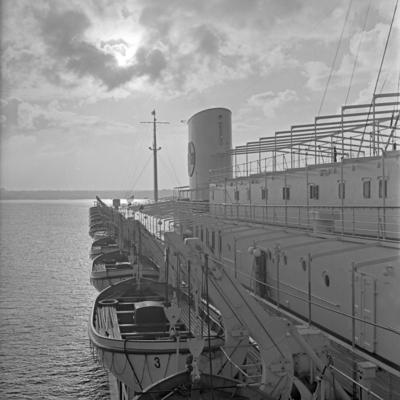 Wilhelm Gustloff Original-Bildunterschrift: Lazarettschiff Wilhelm Gustloff - Das Kdf Schiff übernahm als Lazarettschiff-stock-foto