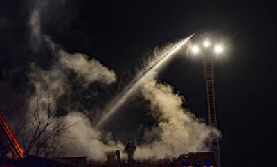 10.01.2025, Brand in Parkhaus-stock-foto