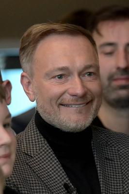 Wahlkampftour der FDP - Freie Demokratische Partei-stock-foto