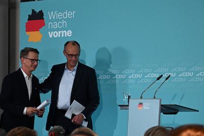 CDU Bundesvorstandsklausur in Hamburg-stock-foto