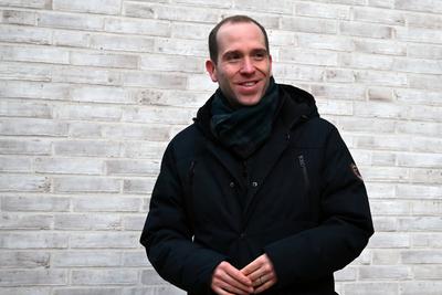 Bundesvorstandsklausur der CDU Deutschlands in Hamburg - Generalsekret?r Carsten Linnemann gibt vor Beginn der Klausurtagung ein Statement ab. Hamburg, der 10.01.2025-stock-foto
