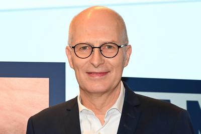 Peter Tschentscher und die SPD Hamburg stellen ihre Wahlkampagne 2025 vor-stock-foto