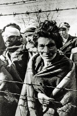 Ohrdruf Gotha Konzentrationslager Konzentrationslager Auschwitz Einige der ?berlebenden von Ausch-stock-photo