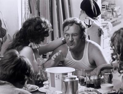KPA89105.jpg SCARECROW - Asphalt-Bl?ten - USA 1973 Jerry Schatzberg Coley (DOROTHY TRISTAN), Max (GENE HACKMAN) BOX rig-stock-foto