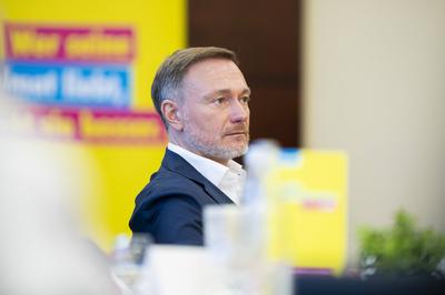Christian Lindner in Paderborn-stock-foto
