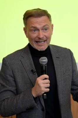Wahlkampftour der FDP - Freie Demokratische Partei-stock-foto