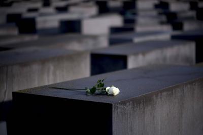 Holocaust Memorial - 75th Anniversary Of The Liberation Of Auschwitz Deu, Deutschland, Germany, Berlin, 27.01.2020 Weiss-stock-foto