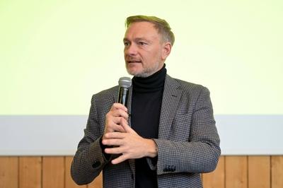 Wahlkampftour der FDP - Freie Demokratische Partei-stock-foto