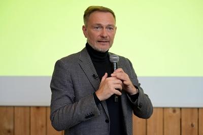Wahlkampftour der FDP - Freie Demokratische Partei-stock-foto