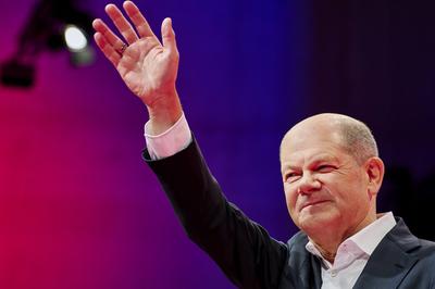 Bundesparteitag der SPD - Olaf Scholz-stock-foto