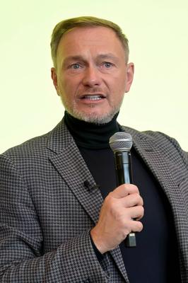 Wahlkampftour der FDP - Freie Demokratische Partei-stock-foto