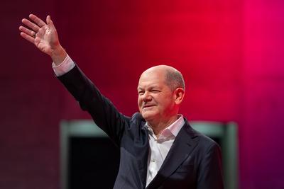 Au?erordentlicher Bundesparteitag der SPD vor Neuwahl des Bundestages, Berlin, 11.01.2025-stock-foto