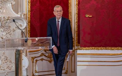 20250110 Betrauung von Schallenberg mit der Fortfuehrung der Verwaltung des Bundeskanzleramtes-stock-foto