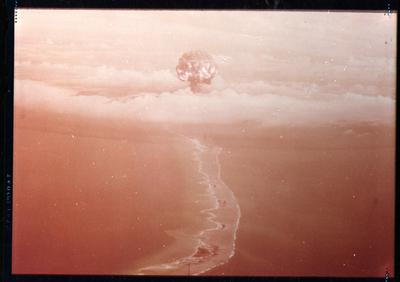 RECORD DATE NOT STATED Project 20 - Operation Greenhouse (Enewetak) Detonation. George Cloud, Aerial View (2 of 5). Phot-stock-foto