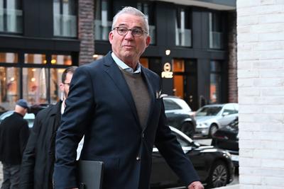 Bundesvorstandsklausur der CDU Deutschlands in Hamburg - Generalsekret?r Carsten Linnemann gibt vor Beginn der Klausurtagung ein Statement ab. Hamburg, der 10.01.2025-stock-foto
