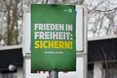Wahlplakate - Bundestagswahl 2025-stock-photo