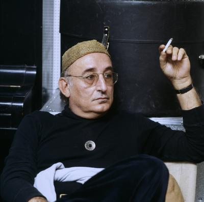 FRIEDRICH GULDA Friedrich Gulda, ?sterreichischer Pianist, Komponist und Jazz-Musiker, Portrait, 1980. Friedrich Gulda,-stock-foto