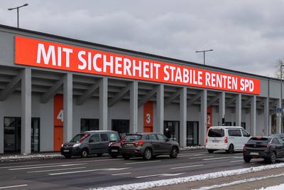 Au?erordentlicher Bundesparteitag der SPD vor Neuwahl des Bundestages, Berlin, 11.01.2025-stock-foto