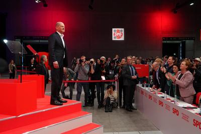 SPD ausserordentlichen Bundesparteitag 2025-stock-foto