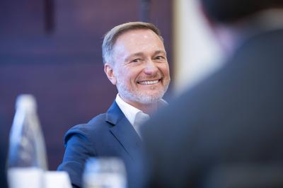 Christian Lindner in Paderborn-stock-foto