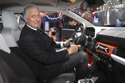 King Philippe opens the 101st Motor Show-stock-photo