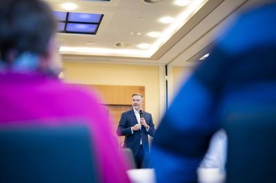 Christian Lindner in Paderborn-stock-foto