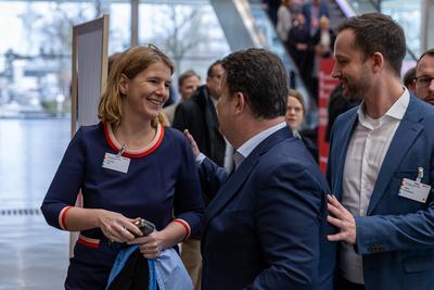 Au?erordentlicher Bundesparteitag der SPD vor Neuwahl des Bundestages, Berlin, 11.01.2025-stock-foto