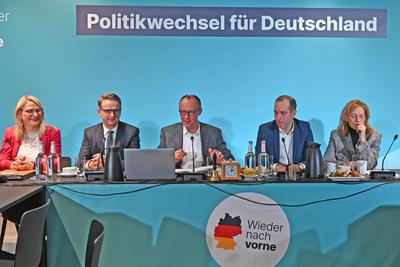 Bundesvorstandsklausur der CDU Deutschlands in Hamburg-stock-photo