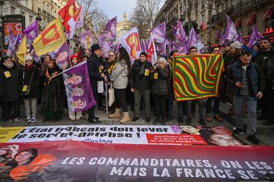 Truth and justice: Kurdish demonstration in Paris; January 11, 2025-stock-foto