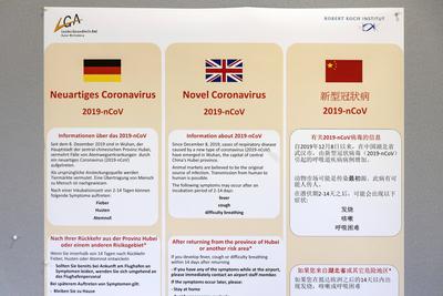 DEU, Deutschland, Baden-W?rttemberg, Stuttgart, 30.01.2020: Noch ist im Land kein Fall von Coronavirus-Erkrankung nachge-stock-foto