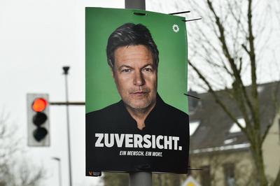 Wahlplakate - Bundestagswahl 2025-stock-photo