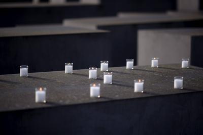 Holocaust Memorial - 75th Anniversary Of The Liberation Of Auschwitz Deu, Deutschland, Germany, Berlin, 27.01.2020 Weiss-stock-foto
