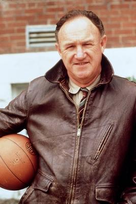 FREIWURF (1986) Der Kriegsveteran und Basketball-Trainer Norman Dale (GENE HACKMAN) wird als neuer Trainer in der Hicko-stock-foto