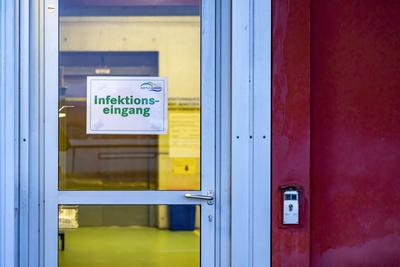 DEU, Deutschland, Baden-W?rttemberg, G?ppingen, 28.02.2020: Klinik am Eichert in G?ppingen. Betreiber ist die Alb Fils K-stock-photo