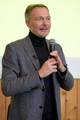 Wahlkampftour der FDP - Freie Demokratische Partei-stock-foto