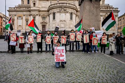 National Mobilization Day of Sanitarians for Gaza-stock-foto