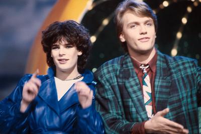 Archivbilder der Woche KW27 Prinzessin St? phanie (Stephanie) von Monaco bei der TV-Show K?nguru // 07.04.1986 - Moderat-stock-photo