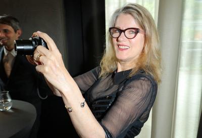 Deutscher Filmpreis 27.05.2016 Schauspielerin Barbara Sukowa beim Nominierten - Vorempfang Deutscher Filmpreis, Hotel So-stock-foto