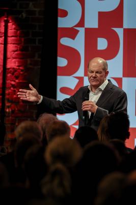 Bundestagswahlkampf 2025 --stock-foto