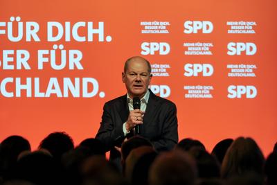 Bundestagswahlkampf 2025 --stock-foto